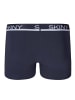 Skiny Boxershort 3er Pack in Marine