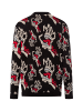 Santa Cruz Pullover Bone Hands in schwarz rot - 0001