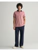 Gant Oxford Piqué Poloshirt in 4 Farben in Rot