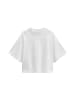 Marc O'Polo Print-T-Shirt loose in Weiß
