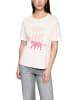MARC CAIN T-Shirt mit Aufdruck Rethink Together in Weiß