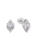 Amor Ohrstecker Silber 925, rhodiniert in Silber