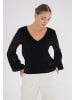 Freshlions Langarmshirt Viveka in black