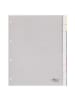 Durable Register A4+ blanko PP 10-teilig transparent