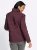 Sieh an! Steppjacke in burgund
