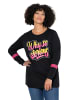Angel of Style Sweatshirt in schwarz