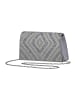 Vera Mont Clutch-Tasche im Glitzer-Look in Grau
