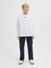 JACK & JONES Junior Langarm-T-Shirt in Bright White