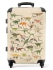 MuchoWow Suitcase, Koffer, Reisekoffer Dino Alphabet