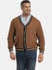 Charles Colby Strickjacke DUKE STARKS in cognac