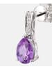 Diamant L'éternel Ohrhänger aus 375 Weißgold mit Diamant mit Amethyst