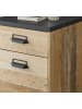 Furn.Design Rollcontainer Used Wood, anthrazit, Schreibtisch Container 47 x 60 cm