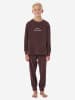 Schiesser Schlafanzug Nightwear in kakaobraun