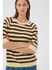 InWear Langarm MADIEIW Tight fit in CHAMOMILE/COFFEE BEAN STRIPE