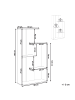 Beliani Bücherregal KAHNTAH in Braun - (W) 60 x (H) 163 x (L) 29 cm