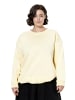 Ulla Popken Sweatshirt in blassgelb
