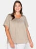 sheego T-Shirt in beige