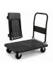 relaxdays Transportwagen in Schwarz - 300 kg
