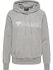 Hummel Verstellbare Taille Kapuzenpullover Raglanärmel Hmlnoni Damen in GREY MELANGE