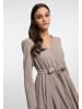 VINAJA Women Langarmkleid in Grau