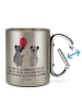 Mr. & Mrs. Panda Thermobecher Koala Luftballon mit Spruch in Silber