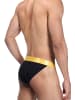 Oboy Tanga GOLD in schwarz