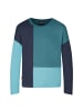 Trollkids Longsleeve "Verdal" in Marine/Teal-Blau/Wasserblau