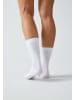 SNOCKS Tennissocken aus Bio-Baumwolle 4 Paar in Weiß