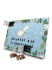 Mr. & Mrs. Panda Adventskalender Detektiv Leidenschaft mit Spruch in Eisblau
