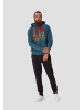 OLDSKULL Kapuzensweater Retro Japan Island in Dark green