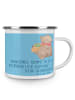 Mr. & Mrs. Panda Teetasse Scheidung Soloabenteuer mit Spruch in Sky Blue