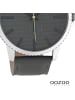 Oozoo Analog-Armbanduhr Oozoo Timepieces grau extra groß (ca. 48mm)