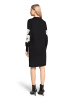 Betty Barclay Strickkleid in schwarz weiß - 0001
