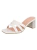 Ital-Design High-Heel Sandalette in Weiß