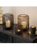 Villeroy & Boch Windlicht Christmas Chic in Schwarz 22,5 cm in schwarz