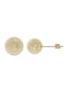 Luxxos Ohrstecker "diamantierte Kugel 8mm aus 333 Gelbgold" in Gold