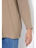 Ulla Popken Poloshirt in steingrau