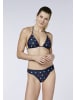 Polo Sylt Bikini mit Allover-Muster in Blau