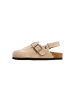 Xti Leder-Pantoletten für Kinder „Plakton Blogg“ Beige
