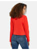 Threadbare Blazer THB Comptan Cropped Blazer in Red