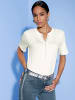 creation L Kurzarm-Shirt in ecru