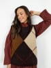 soyaconcept Weste SC-HACER in 98980C CHOCOLATE PLUM MEL COM