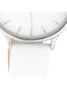 Oozoo Analog-Armbanduhr Oozoo Timepieces weiß extra groß (ca. 38x31mm)