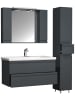 ebuy24 Badmöbelset SiloraXL Anthrazit 130 x 46 cm