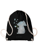 Mr. & Mrs. Panda Gym-Tasche Elefant Seifenblasen ohne Spruch in Schwarz