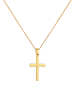 Elli Halskette 925 Sterling Silber Kreuz in Gold