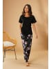 Vivance Active Pyjama in schwarz