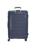 D&N Travel Line 4500+ - 4-Rollen-Trolley L 75 cm erw. (schwarz) in darkblue