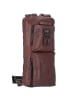 Piquadro Harper Umhängetasche Leder 36 cm in dark brown