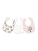 Kikkaboo Babylatz Savanna 3-tlg Set in rosa